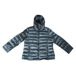 Andrew Marc Gray Packable Down Jacket Size 2XL
